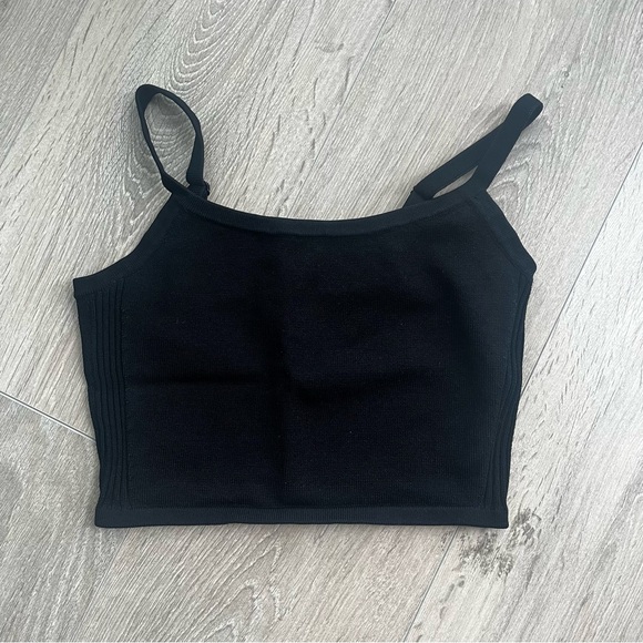 Babaton Black Bandage Crop Top Size Small - Picture 1 of 2